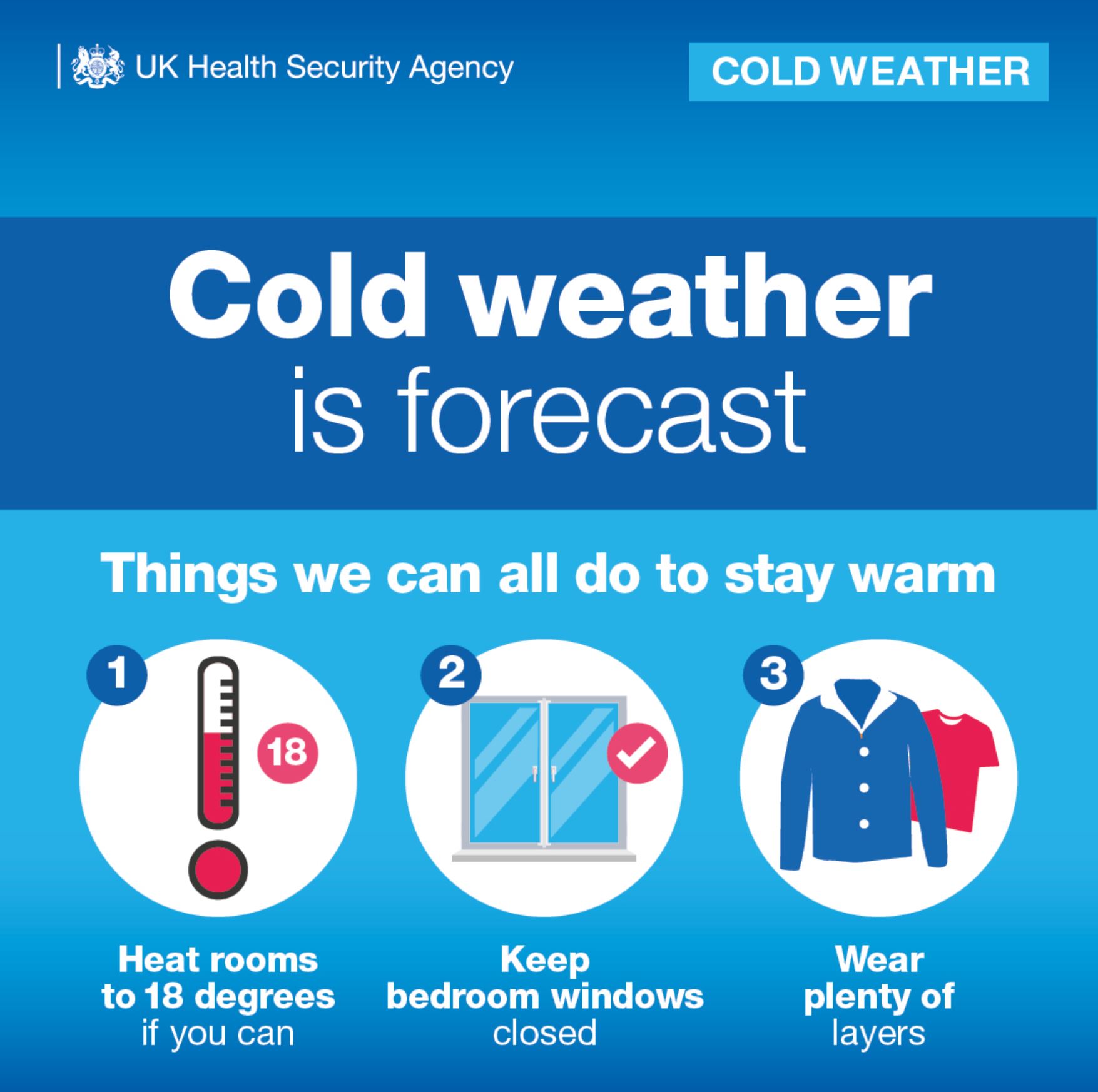 Cold weather warning